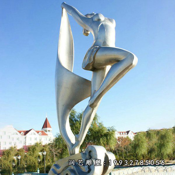 不锈钢跳舞雕塑 (43)