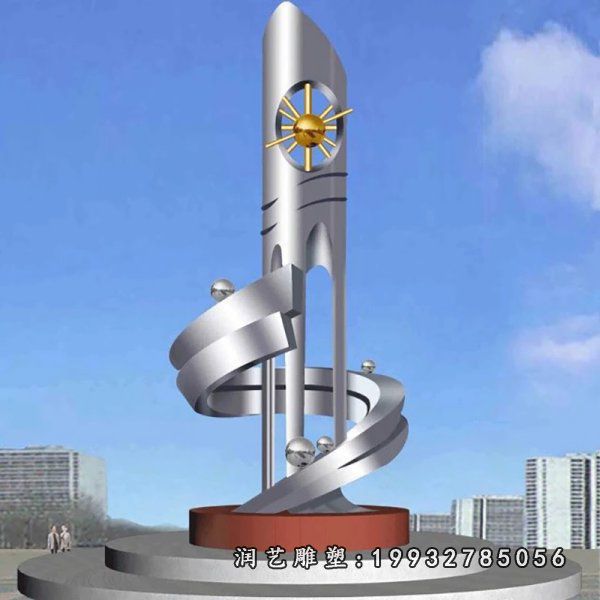 不锈钢胜星光辉雕塑,广场不锈钢雕塑