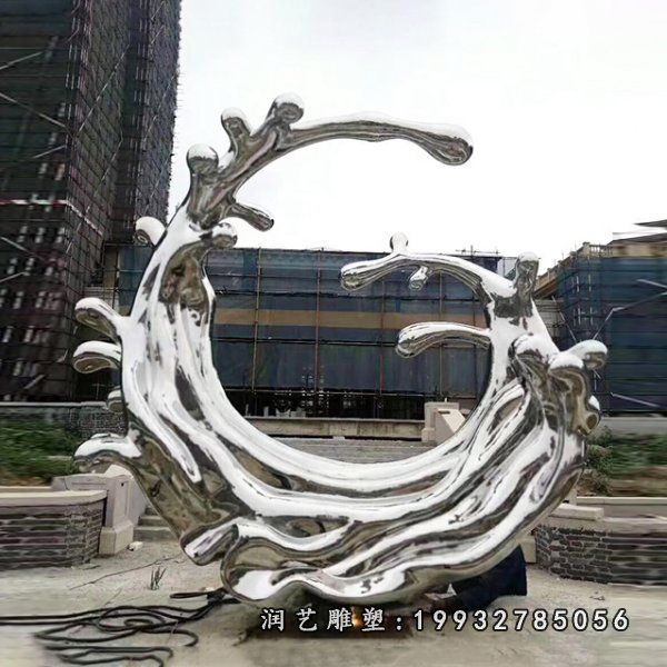 不锈钢海浪雕塑 (75)