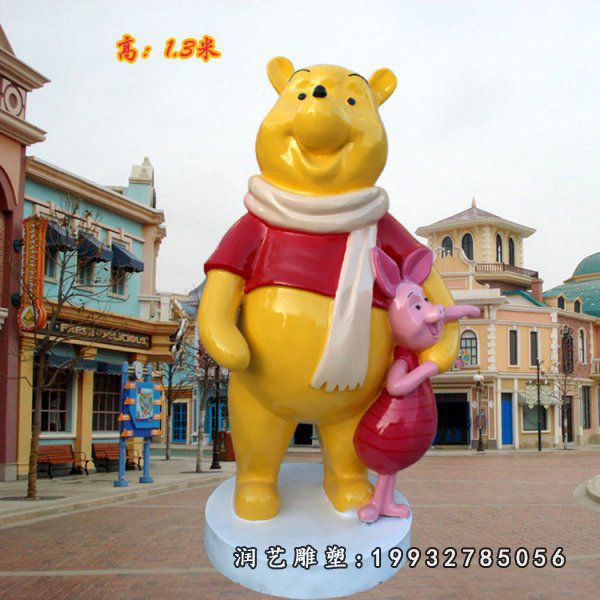 玻璃钢小熊维尼雕塑 (26)