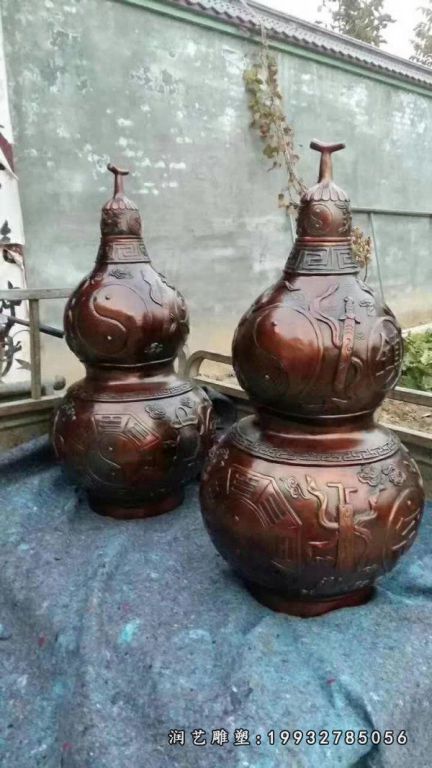 铜雕葫芦 (8)