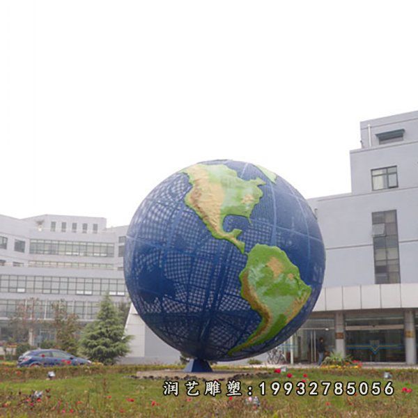 不锈钢地球雕塑 (37)