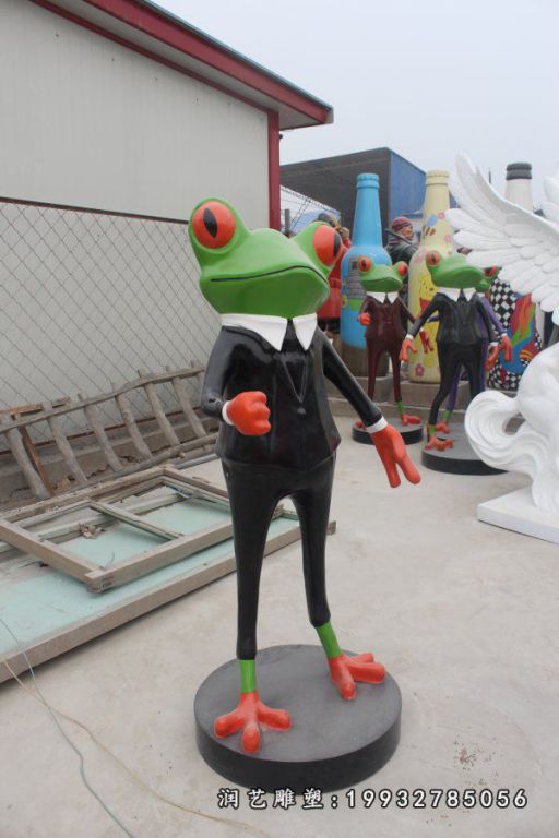 玻璃钢青蛙雕塑  (43)