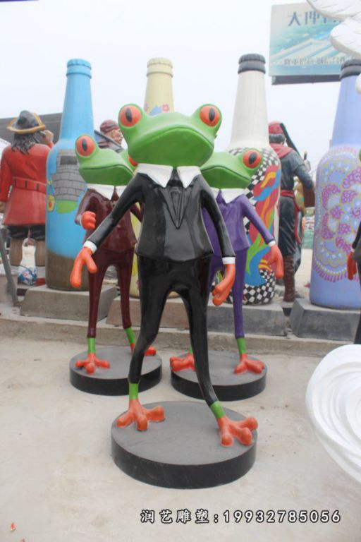 玻璃钢青蛙雕塑  (41)