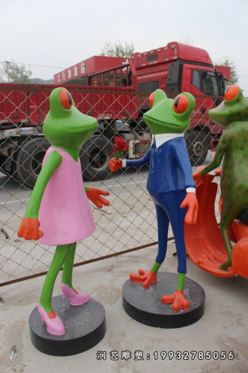 玻璃钢青蛙雕塑  (40)