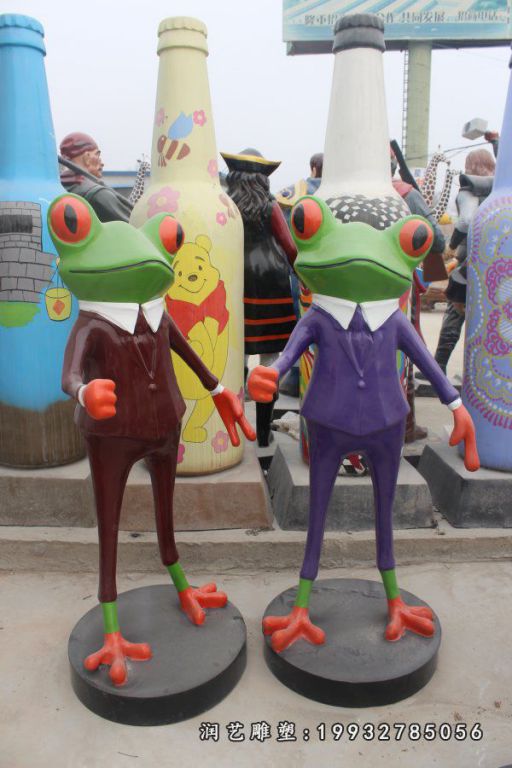 玻璃钢青蛙雕塑  (42)