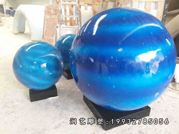 玻璃钢球景观雕塑 (2)