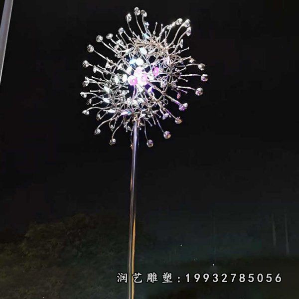 不锈钢向日葵雕塑 (7)
