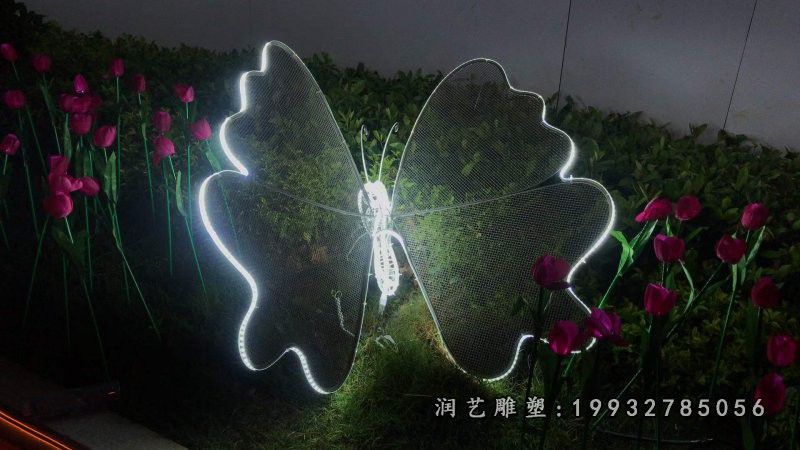 酒店蝴蝶不锈钢雕塑 (58)