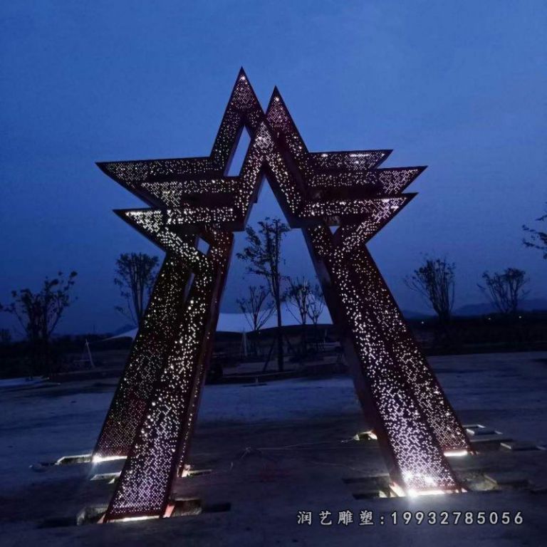 不锈钢景观雕塑 (26)
