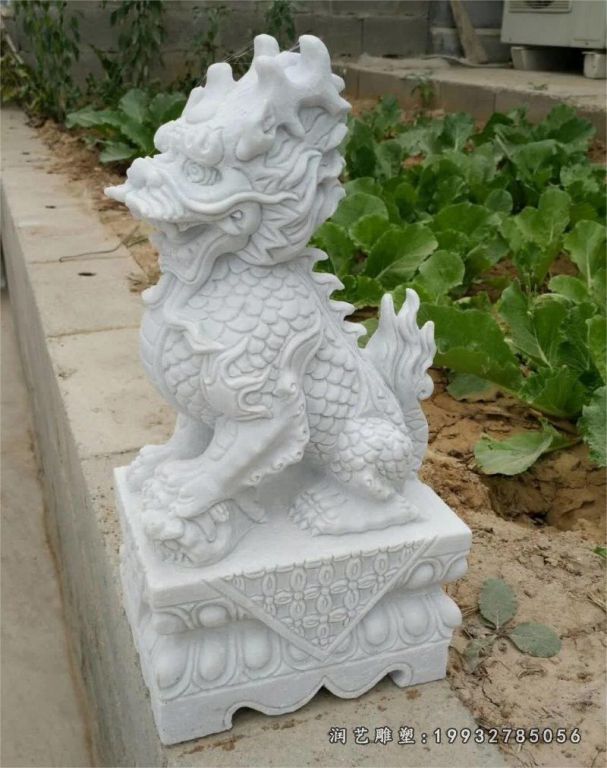 园林石雕麒麟 (34)