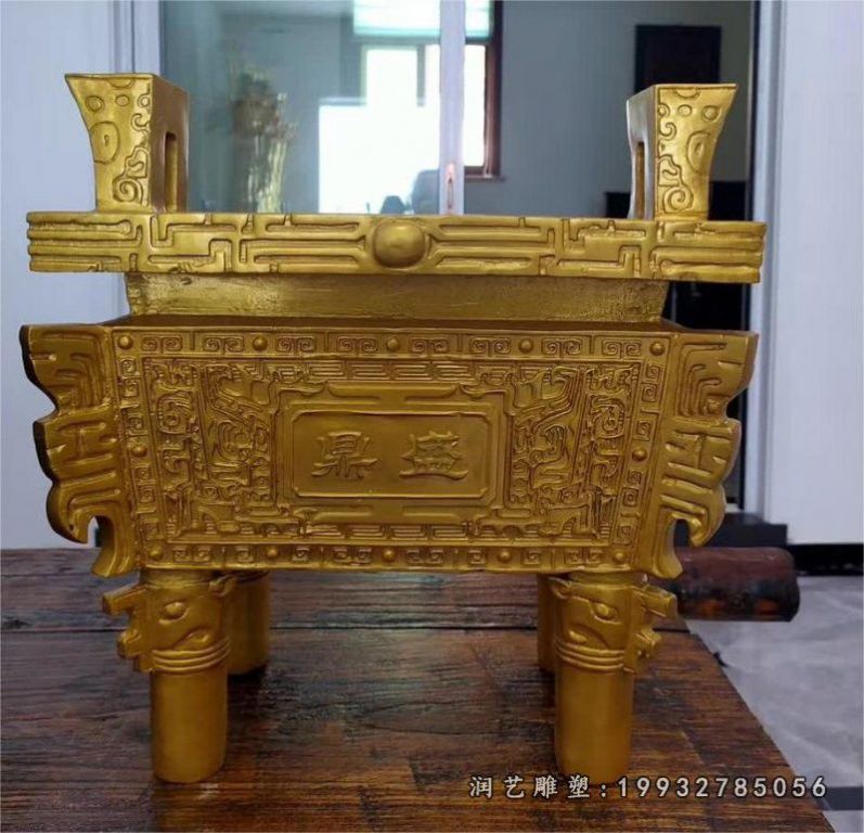 铜雕香炉 (10)