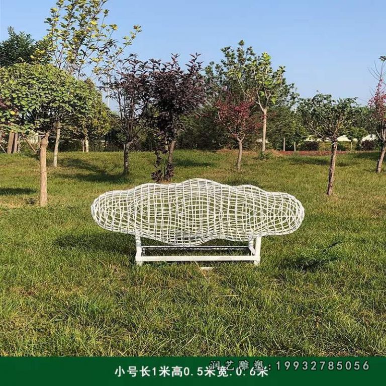 不锈钢云朵景区雕塑 (6)