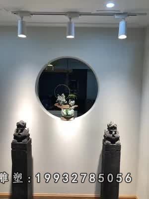 景点拴马桩雕塑
