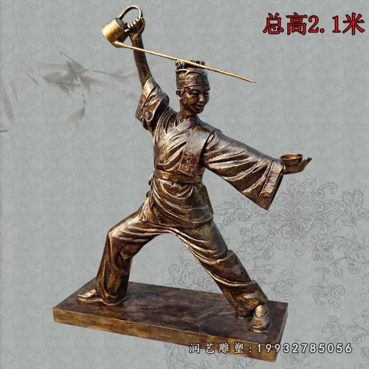 店小二铜雕 (29)