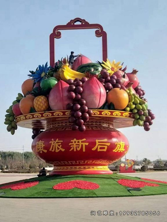 花篮雕塑 (14)