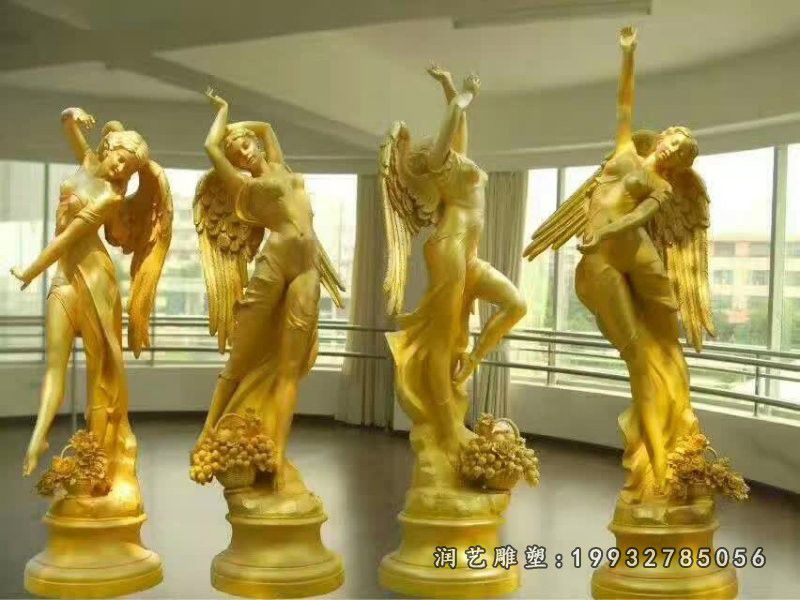 铜雕天使 (4)