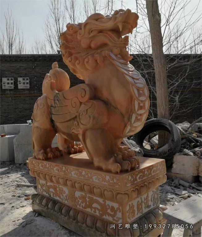 花园石雕貔貅 (61)
