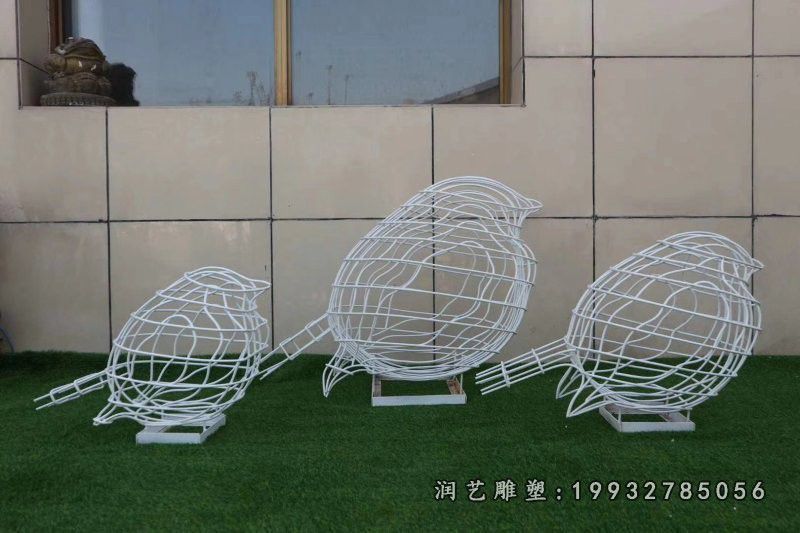景区鸟不锈钢雕塑 (4)