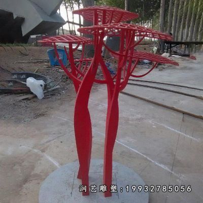 街道不锈钢景观树雕塑