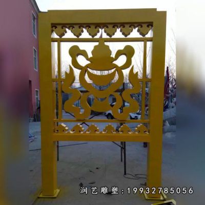 企业不锈钢宣传栏景观雕塑