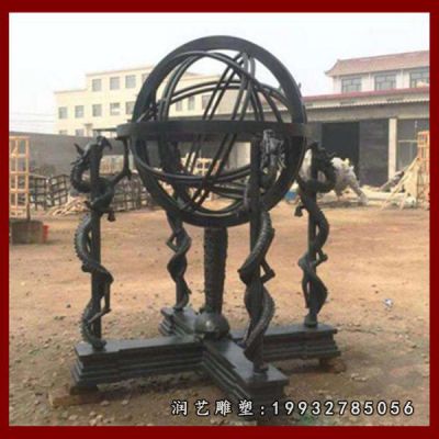 游乐场浑天仪景观铜雕