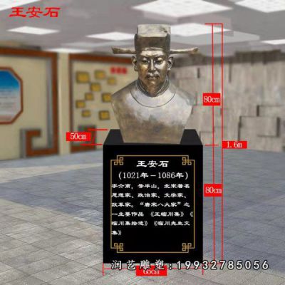 小区王安石人物铜雕
