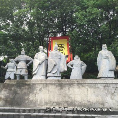 酒店人物诸葛亮石雕