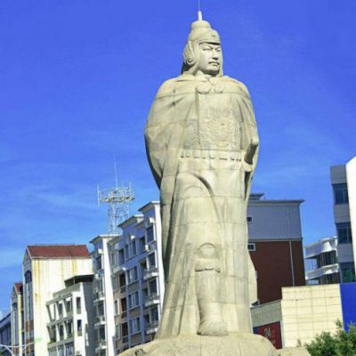 企业郑成功人物石雕