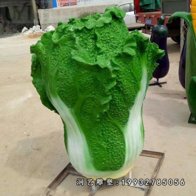 商场玻璃钢白菜雕塑