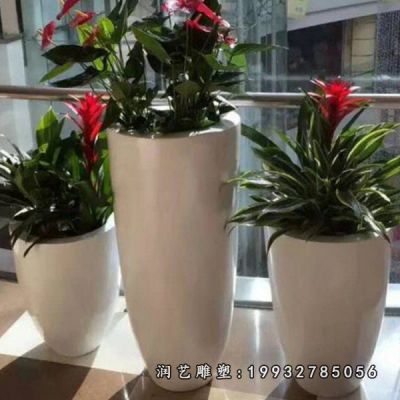 公司玻璃钢花瓶雕塑