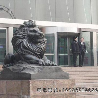 医院动物狮子铜雕