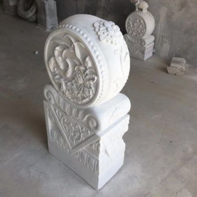 小区门墩景观石雕