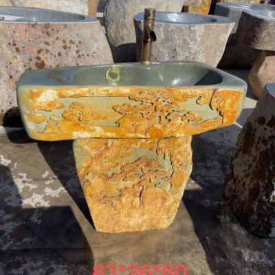 企业流水盆景观石雕