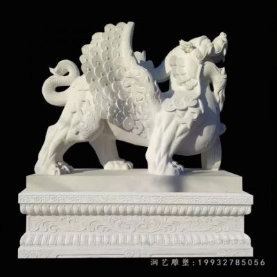 商场貔貅动物石雕