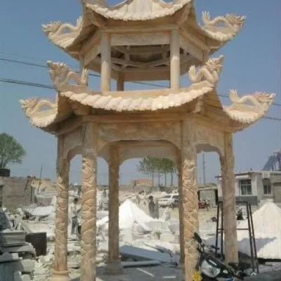 企业景观凉亭石雕