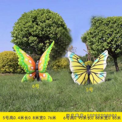 公司玻璃钢蝴蝶雕塑
