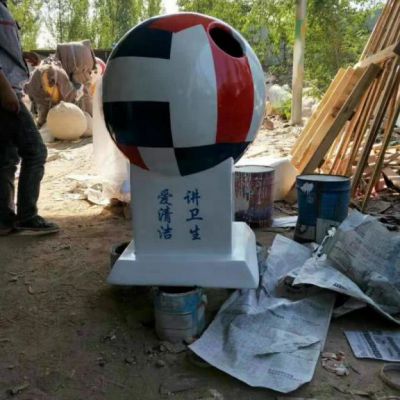 公寓玻璃钢垃圾桶雕塑