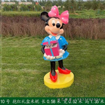 景区玻璃钢卡通米老鼠雕塑
