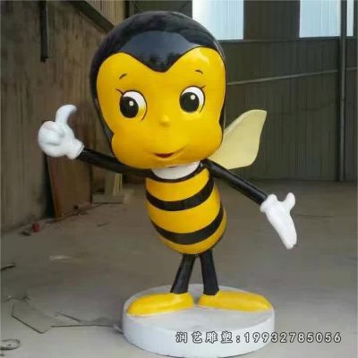 公园玻璃钢蜜蜂雕塑