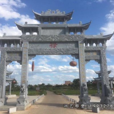 酒店景观牌坊石雕
