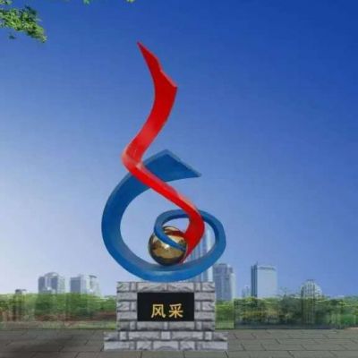 校园不锈钢景观创意雕塑