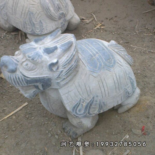 花园龙龟动物石雕