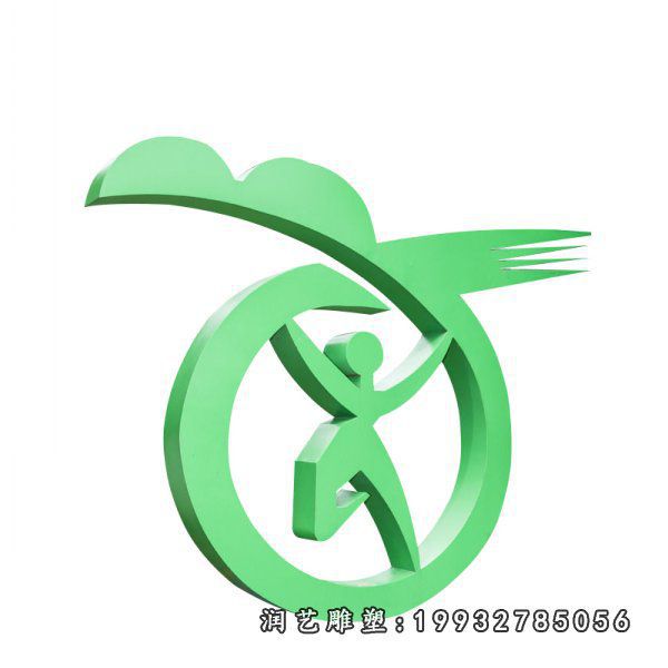 企业不锈钢抽象景观创意雕塑