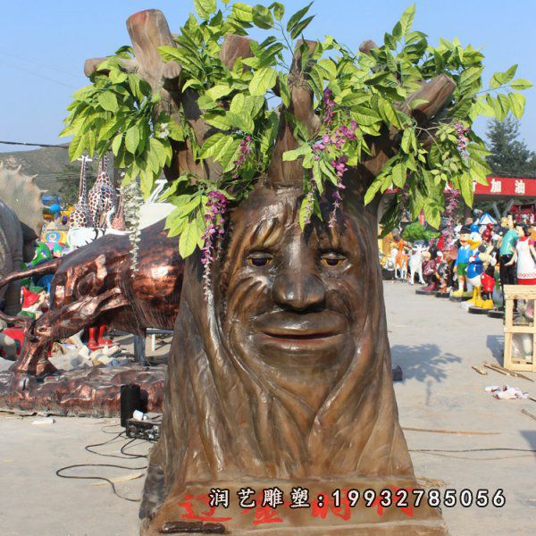 城市玻璃钢景观树雕塑
