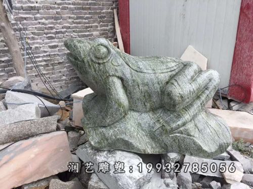 医院动物青蛙石雕