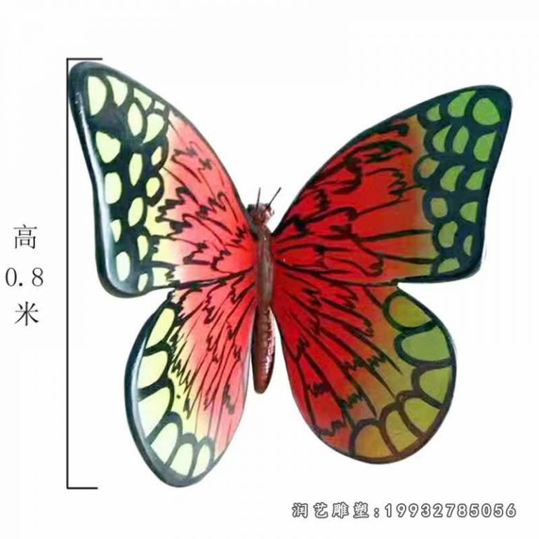 商场玻璃钢蝴蝶动物雕塑