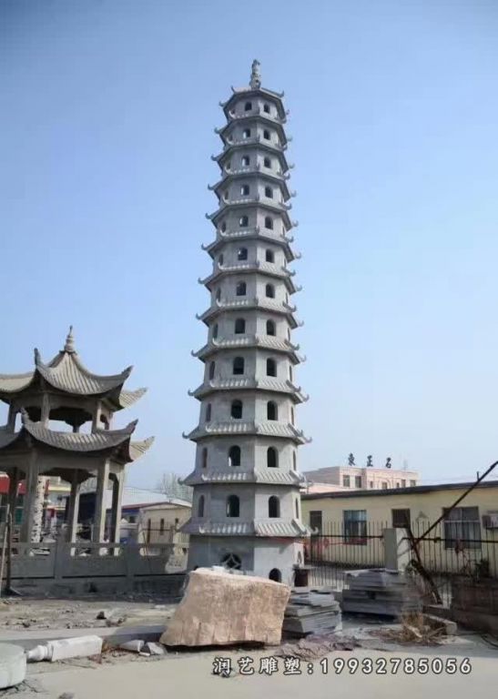 城市石塔景观石雕