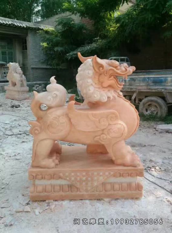 商业街貔貅动物石雕