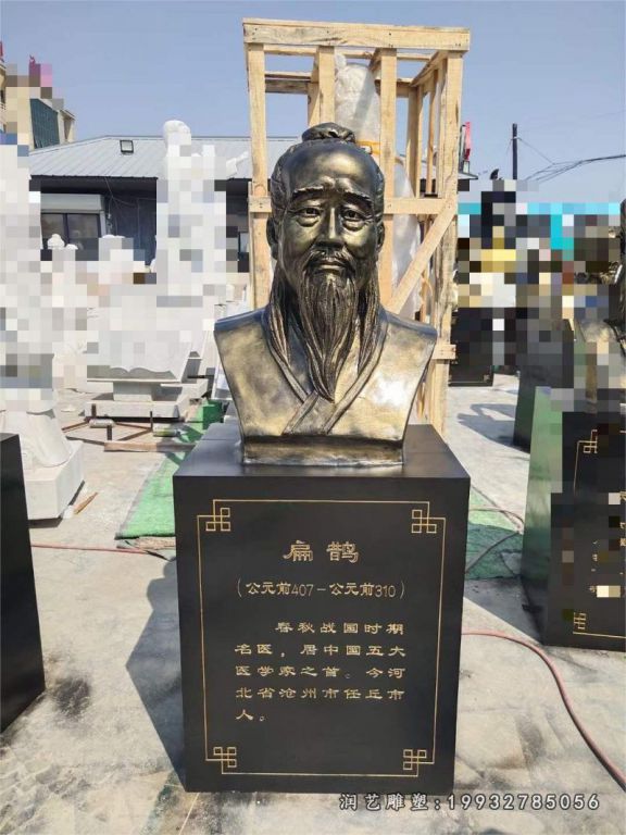 公寓人物扁鹊铜雕